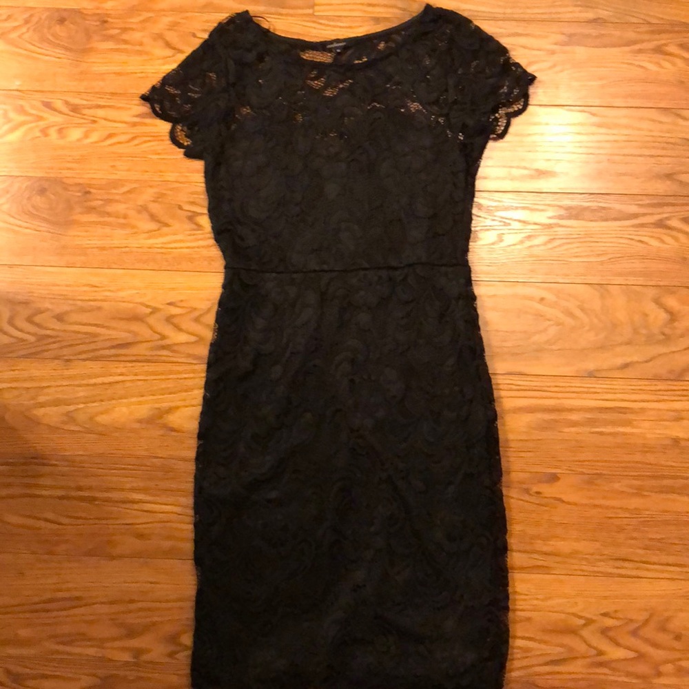 Lace black dress